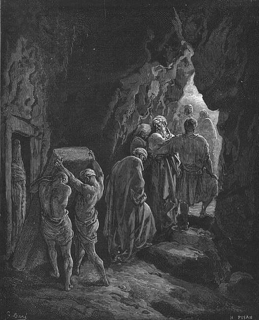 『十九世纪画家 Gustave Dore的作品描绘如何把撒拉埋葬』.jpg